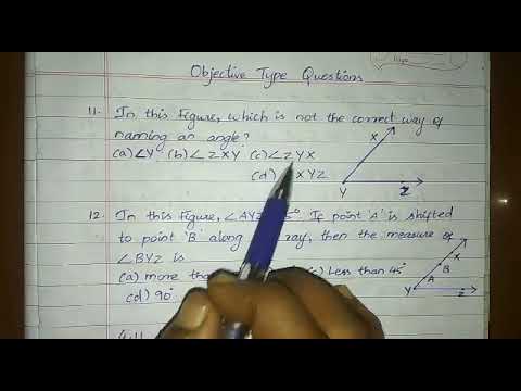 Exercise 4.2/ 11. In this figure, which is not the correct way of naming an angle?