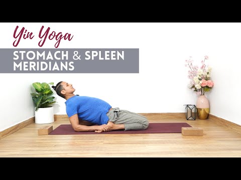 50 Minutes Yin Yoga - Stomach & Spleen Meridians | Hip Flexors - Inner Thighs - Chest | Bodsphere