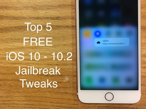 Top 5 Free iOS 10 - 10.2 Cydia Tweaks - February 2017