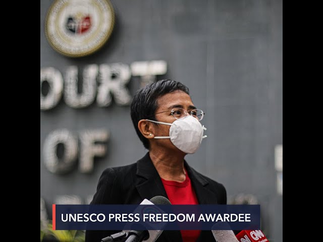 Maria Ressa dari Rappler menerima penghargaan kebebasan pers bergengsi dari UNESCO