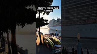 MSC PREZIOSA Navio ANA CASTELA cruzeiro 08/01/2 navio Santos @cruzeiros2025  chegando #shorts