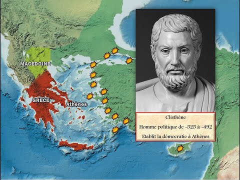 La Grèce antique en cartes animées, de 2000 av. J.-C. à 31 av. J.-C.