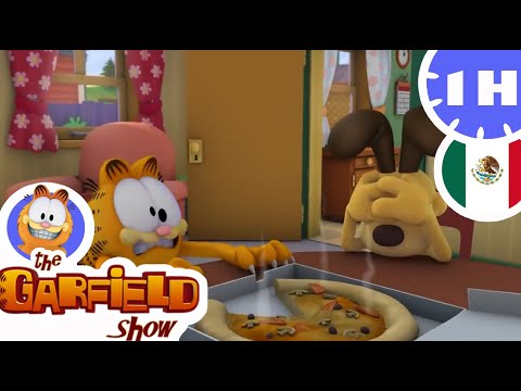 🤪 ¡Garfield come una pizza no muy buena! 🍕 - El Show de Garfield
