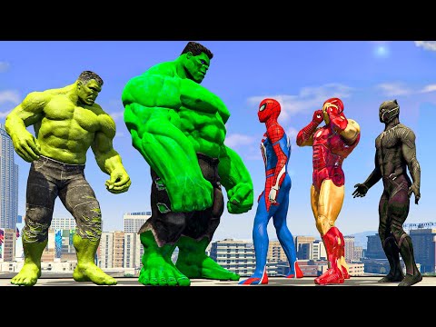 World War Hulk | Team Hulk vs Avengers Hulk vs Spiderman, Iron Man, Black Panther - What If