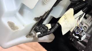 2017 Audi Q3 Windshield Washer Squirter Pump Replacement / Lever Sensor Replacement