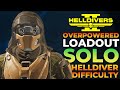 Helldivers 2 - The Most Overpowered Loadout For Solo Helldiver Difficulty vs Terminid
