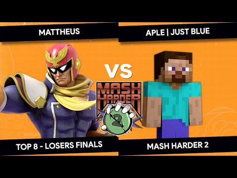 MASH HARDER 2 - mattheus (Falcon) vs APLE | Just Blue (Steve) - Top 8 Losers Finals