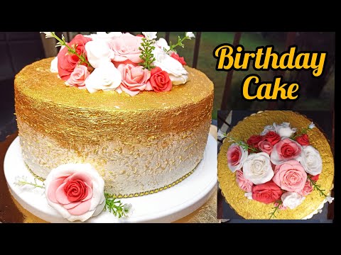 How To Make Birthday Cake And Decorating \ BIRTHDAY CAKE