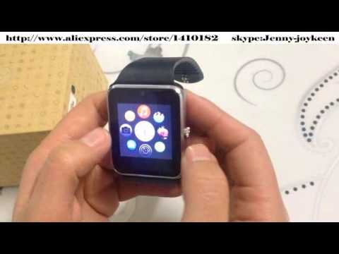 2015 fashion GT08 Smart watches work with Android System VS Apple iWatch
