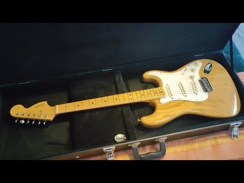 1997 Fender Stratocaster MIJ 1967 Reissue Natural Ash w/HSC image 25