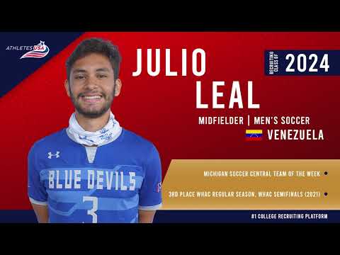 Men's Soccer | Midfielder | Julio Leal, Venezuela| Recruit 2024