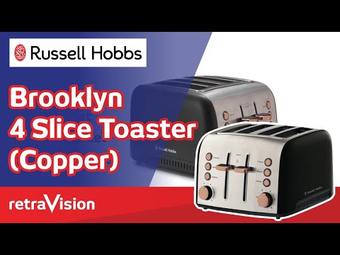 Russell Hobbs Brooklyn 4-Slice Toaster (Copper) | Retravision