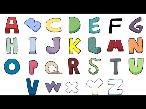 Alphabet Lore But Faceless Animations