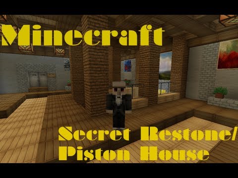 Minecraft- Secret Piston/Redstone House