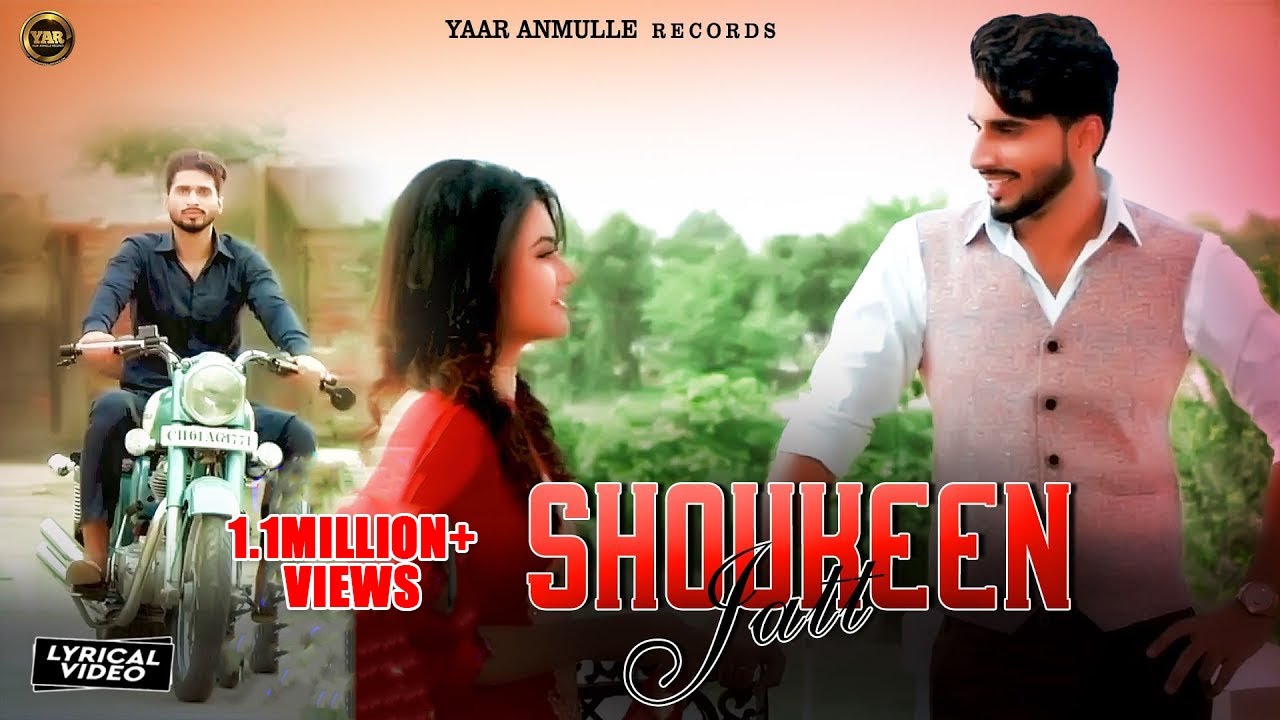 Shoukeen Jatt (Sardari) (Title) Lyrics  | Shoukeen Jatt (Sardari) | Shivjot | Shivjot Singh | Mistabaaz