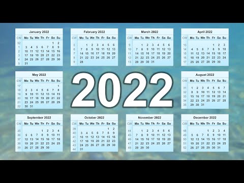 2022 Calendar