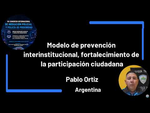 MODELO DE PREVENCIÓN INTERISTITUCIONAL. FORTALECIMIENTO DE LA PARTICIPACIÓN CIUDADANA