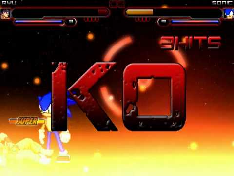 TheMattalocalypse Random Mugen Battle - 272 - Ryu VS. Sonic