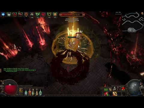 Path of Exile - Physical Bladestorm Gladiator - Sirus the Awakener (Awakening level 8) Deathless
