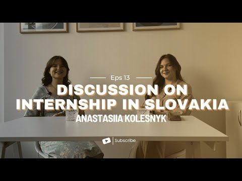 Interview with Placement Slovakia Intern - Anastasiia | international team, returning to Slovakia