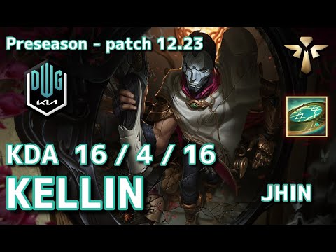 【KRサーバー/GM】DK Kellin ジン(Jhin) VS ラックス(Lux) SUP - Patch12.23 KR Ranked【LoL】
