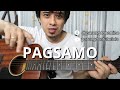 PAGSAMO chords (no capo & with capo) guitar tutorial - Arthur Nery