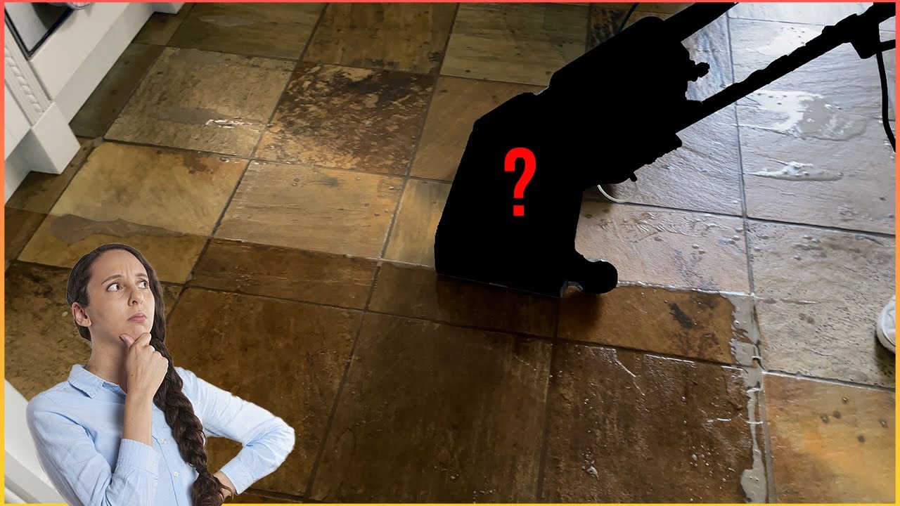 Video thumbnail showing hard floor cleaning process