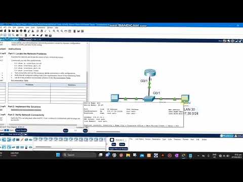CCNA 2 - Troubleshoot Inter VLAN Routing