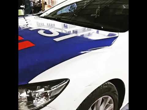 Expres restorasi mobil patroli polisi