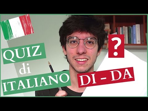Italian TEST on PREPOSITIONS (di, da)