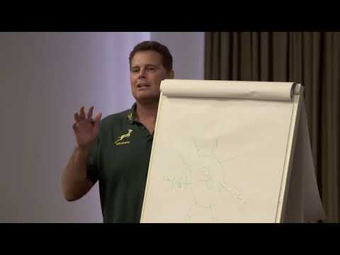 Springbok National Rugby Coach, Rassie Erasmus, Team Talk | South African Rugby | Rugby World Cup