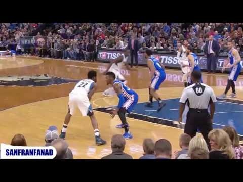 Andrew Wiggins vs 76ers (17/11/2016) - 35 Pts, 10 Rebs, 14-20 FGM!