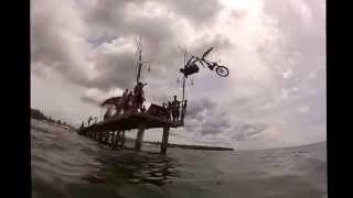 preview picture of video 'Bike Ramp Jump   Turtle Surf Camp Siargao Philippines'