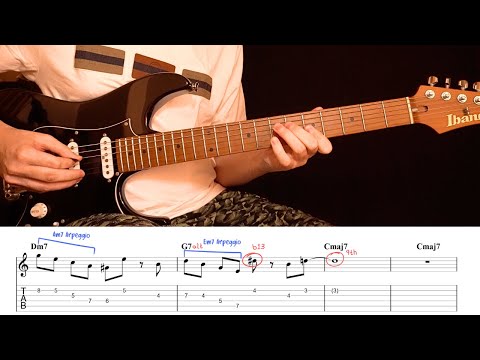 6 Easy 2-5-1 Jazz Guitar Licks with Tabs and Analysis
