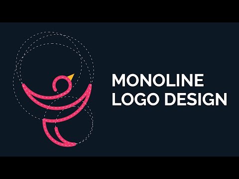 EASY monoline logo design