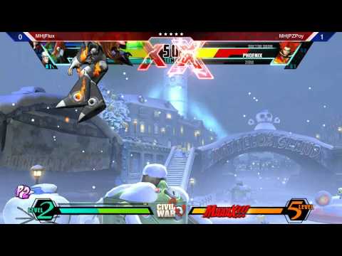 Ultimate Marvel vs Capcom 3 Semis @ Civil War 5: MH Flux vs MH PZPoy