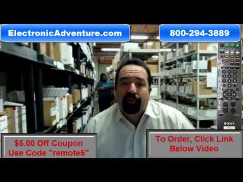 Original Sony RM-Y171 TV Remote Control Coupon $5 Off -- ElectronicAdventure.com