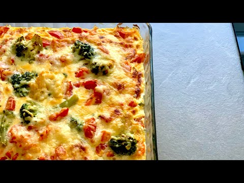 Bunter Gemüseauflauf, lecker und gesund😋/Tavë me Perime,nje Darkë e shpejte dhe e shëndetshme😋