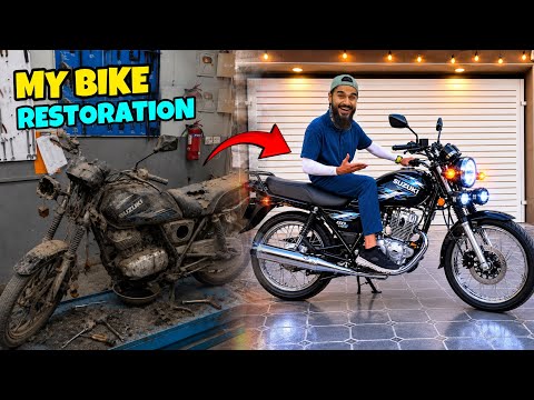 I TURNED MY SCRAP BIKE TO A BRAND NEW BIKE 😍