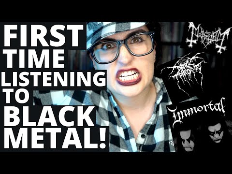 FIRST Time Listening to BLACK METAL!  l  Reacting to Immortal, Mayhem, Darkthrone!