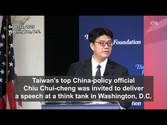 MAC head warns China’s forcible takeover of Taiwan would threaten the U.S.