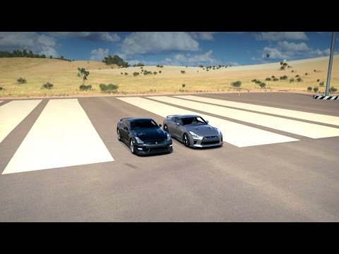 2017 Nissan GT-R vs 2012 Nissan GT-R BLACK EDITION Drag Race | Forza Horizon 3