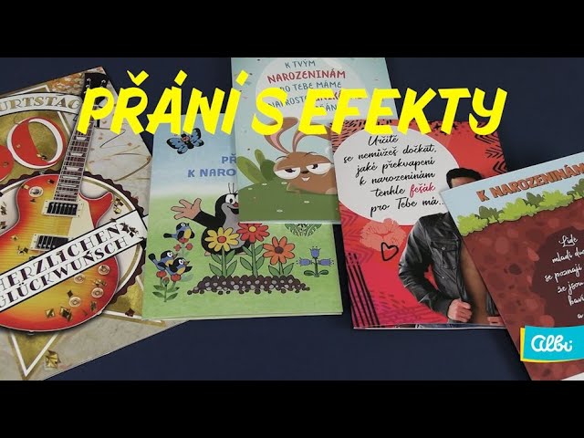 Přání s efekty - interaktivní, pohybové a další...
