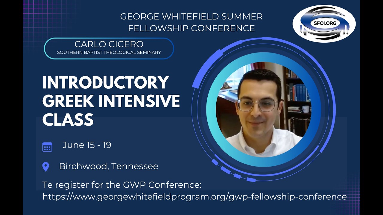 Carlo Cicero discussing Introductory Greek Class