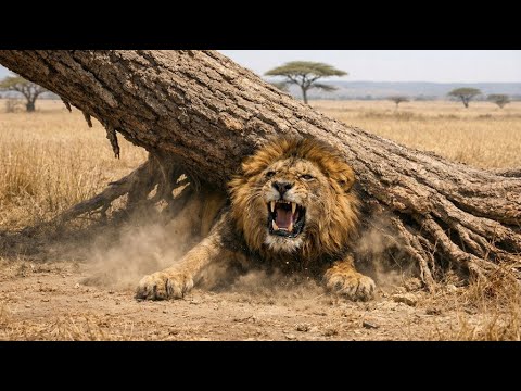 Life Million Years Ago | Impossible Rescue: Prehistoric Man Frees a Lion from an Ancient Trap