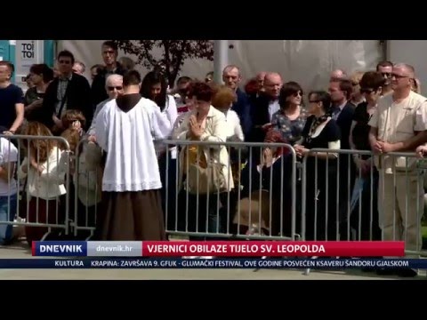 Dnevnik - Tijelo svetog Lepolda Bogdana Mandića  došlo vidjeti 100000 ljudi