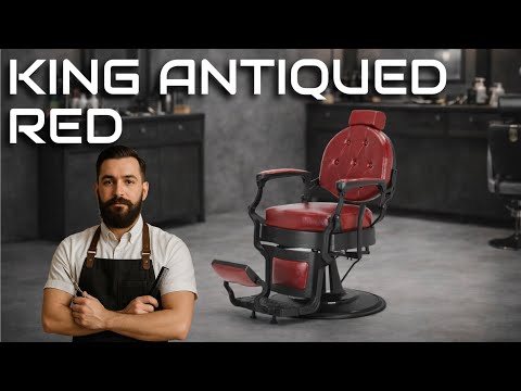King Antiqued poltrona maschile barbiere Barber shop