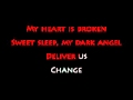 Evanescence My heart is broken karaoke 