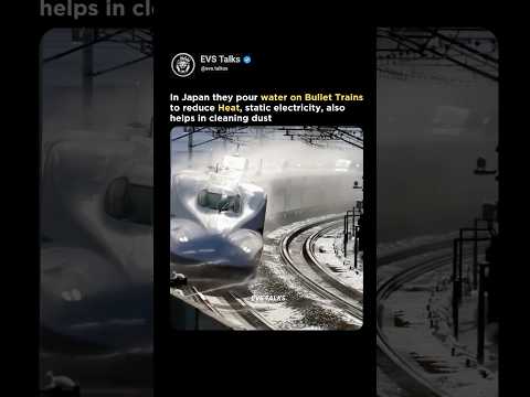 Why Japan Sprays Water on Trains? 🚆💦 | Shinkansen Secret
