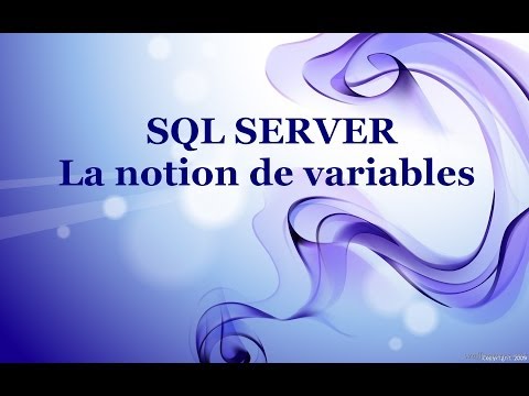 comment declarer une variable en sql